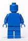 Blue Lego Monochrome minifigure